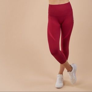 Gymshark high waisted seamless cropped leggings
